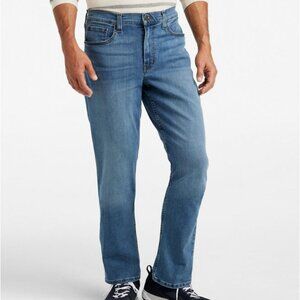 L.L. Bean BeanFlex Med Wash Standard Athletic Fit Straight Leg Jeans Size 40X32